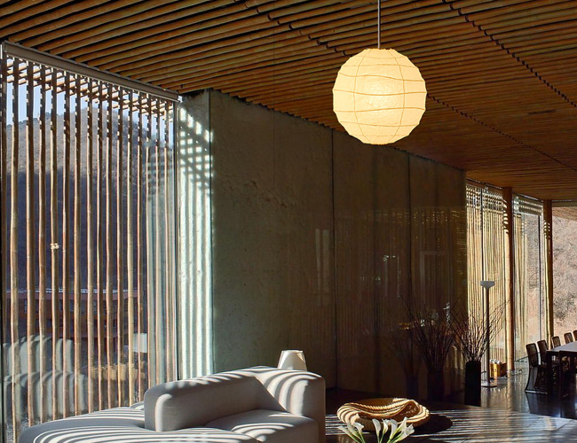 Noguchi Ceiling Lamp 30D/37D/45D/55D by Akari Pendant Lamps