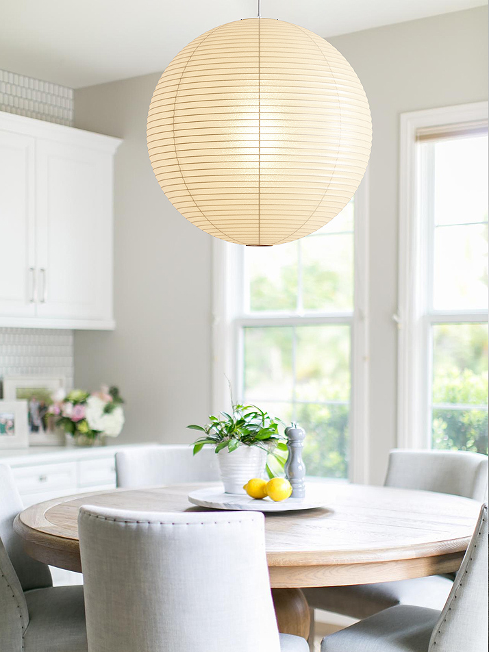 Noguchi Lamps 75A Ceiling by Akari Pendant Lamps